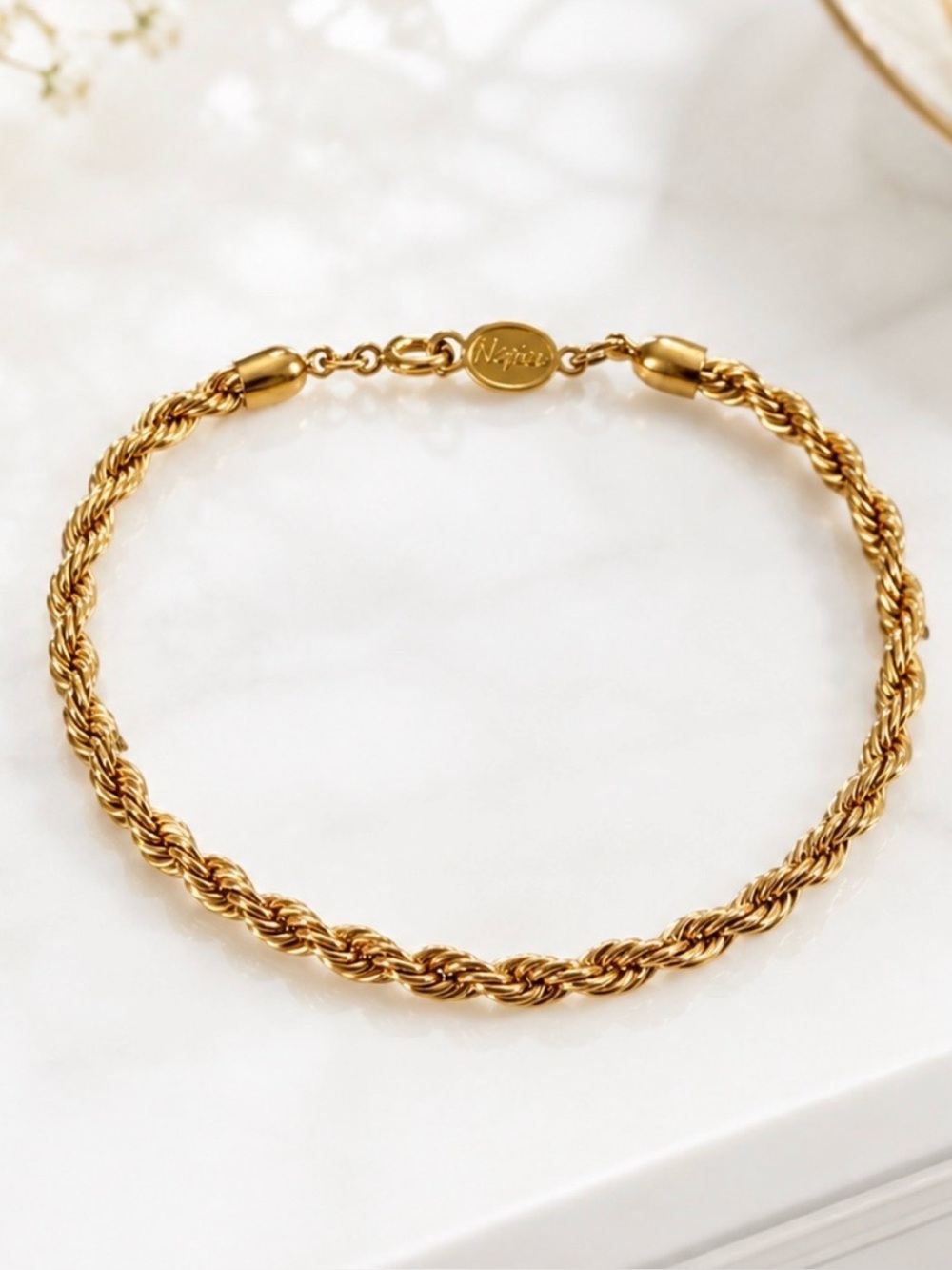 Napier Gold-Tone Rope Chain Bracelet